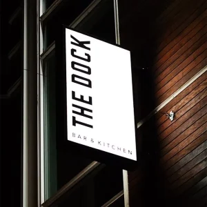 Enhance the Grade of the Store Acrylic Signage with Light 3d Custom Business Sign Box Advertising Aluminum Led Light Box