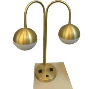 Espresso Bronze Modern Table Lamp Floating Square Design for Hospitality Hotel Use Electric Power Supply E26 for Bedside Tables
