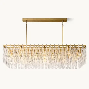European Living Room Restaurant Luxury Pendant Lights for Hotel Modern Glass Candle Crystal Chandeliers