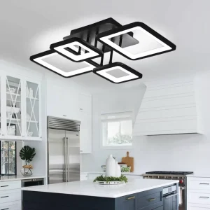 European Modern Square Ceiling Light Acrylic LED Ceiling Lamp for Apartment Bedroom