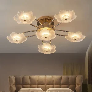 European Style Light Luxury Ceiling Light for the Living Room Bedroom Main Light Multi Head Chandelier Modern Simple and Eleg