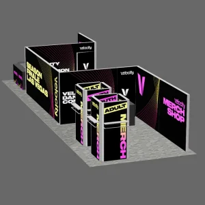 Exhibition Booth Clothing Brand Backlit Film Modular Aluminum Frame Push Fit Assembly High Brightness for Light Box