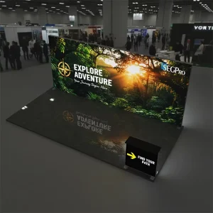 Exhibition Booth Display Fabric Light Boxes Exhibition Booth Seg Light Box Stretch Fabric Modern Exhibition Light Boxes