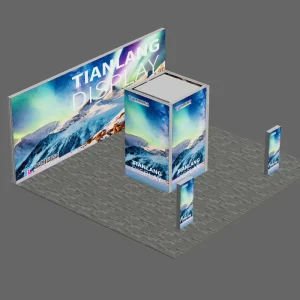 Exhibition Light Box SEG Fabric Display Vivid Backlit Panel for Trade Show Booth Brand Identity Wall