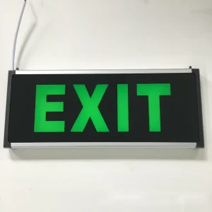 Exit Rechargeable LED Emergency Lights Wall Mounted Lantern 3W Single-sided and Double-sided Light Multinational Voice