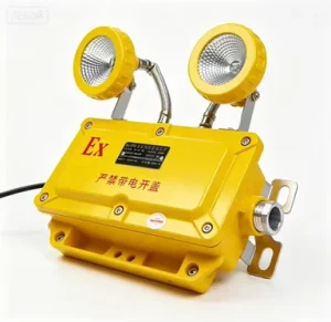 Explosion Proof LED Emergency Lamp ATEX IP66 Rechargeable Twin Spot Lights