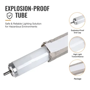 Explosion Proof Tube Hazardous Area Lighting Fluorescent Explosion Proof Light for Oil Gas Mining Durable Corrosion Resistant