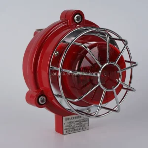 Explosion-proof Sound and Light Alarm Equipment DC24V IP66 Outdoor Fire Fighting Metal Emergency Light FBSG JA 1