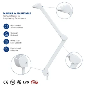 Extended Metal Microphone Arm Smartphone Holder Cantilever Multi-function Live Recording Video Fill Light Mobile Phone Bracket