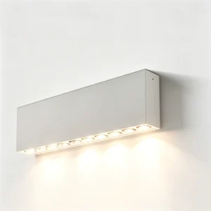 Extended Multi Cell Strip Embedded Grille Downlight for Large Gallery Long Exhibition Wall Artwork Highlight Lamp