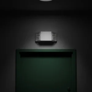 FEITUO OEM ODM Vietnam Factory Flame Rated ABS LED Emergency Light Dual Head Emergency Light for Commercial Building
