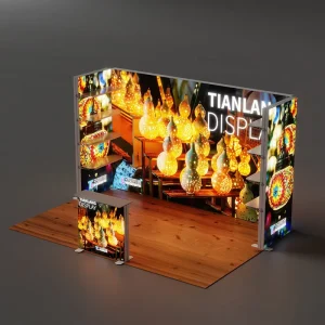 Fabric LED Advertising Board Trade Show Light Box for 10x10ft UV Resistant
