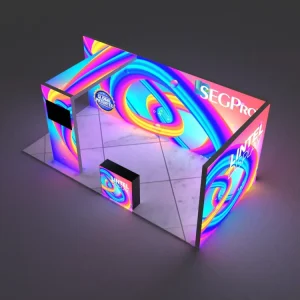 Fabric Light Box Mobile Portable Modular Seg Advertising Fabric Light Box Expo Backdrop Exhibition Booth Trade Show