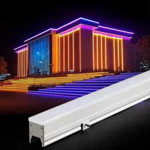 Facade Building Linear Light for Exhibition Display Lighting Modern Exterior Wall Washer Multi Color Outdoor LED Light Strip