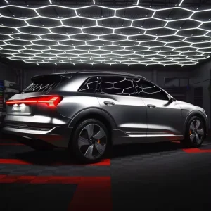 Factory 14 Hexagon Lighting for Auto Showroom Car Shop Honeycomb Lights for Parking Garage Luminaires
