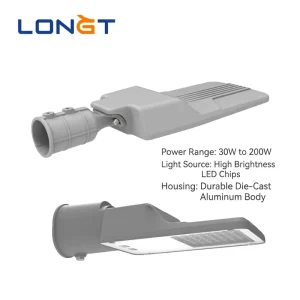 Factory 150W LED Street Light 220 240V AC Supply Aluminum Alloy Body IP66 High CRI 50000 Hours Lifespan 5 Year Warranty