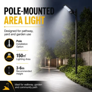 Factory 200W High Efficiency Customizable Solar Street Light Outdoors Solar Panels Can Be Charged on Both Sides