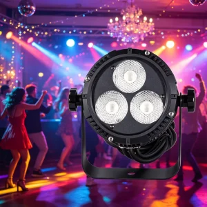 Factory 3*20Ws Three eye Mini COB Outdoor Waterproof IP65 Stage PAR Light RGBW LED Surface Light