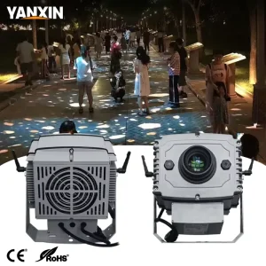 Factory 300W Waterproof Gobo Logo Projector Custom Brand Logo Light Outdoor Store Entrance Advertising Spotlight