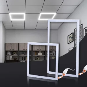 Factory 48W ED Frame Panel Light Commercial Schools Office Lighting Dimmable Smart Square Removable LED Panel Light