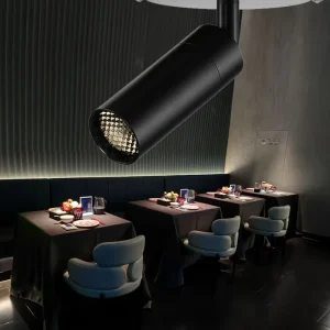 Factory Aluminum COB LED Dimmable 7W/10W Spotlight Ra97 3000K-6000K 6-50 Beam Angle for Restaurant Anti-glare Spotlight Ceiling