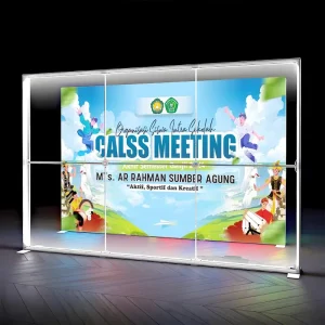 Factory Aluminum Seg 3m*4m Light Box Frame Advertising System Led Wall Frameless Textile Fabric Backlit Display Light Box