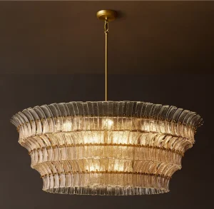 Factory American Style Modern Hanging Light Restaurant Decorations Chandelier for Hotel Bedroom Livingroom Brass Pendant Light