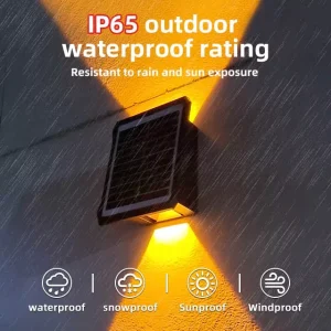 Factory China Manufacturer Supplier Passive Infrared Pir Motion Sensor Wall Lights Led Powered Outdoor Solar Garden Lam