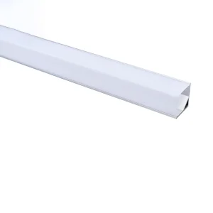 Factory Custom 20*20mm 45 Degree Corner LED Aluminum Profile Light Extrusion Housing Silver Aluminum LED Strip Channel