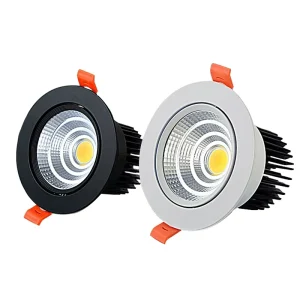 Factory Custom IP65 Commercial Anti Glare RGBW Surface Mounted Dimmable Adjustable Recessed Ceiling LED Spotlight Downlight