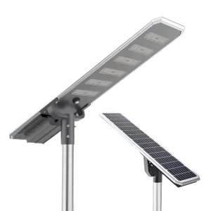 Factory Custom OEM 50W 60W All-in-one Solar Street Light IP66 Self-cleaning With Wiper Outdoor Industrial Road Lamp