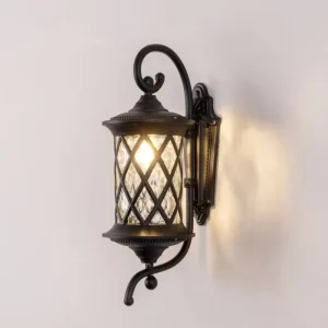 Factory Custom Vintage LED Outdoor Wall Sconce IP65 Waterproof Aluminum Wall Light for Villa Porch Garden Courtyard