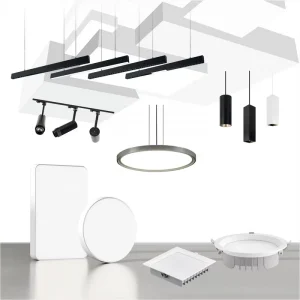 Factory Customized Commercial Smart Home Ceiling Lamp Led Linear Light Pendant Lampara Downlight Spotlight Track Light Magnetic