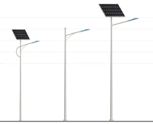 Factory Customized Exterior LED IP65 Waterproof Solar Street Light for Street Roads