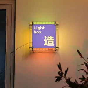 Factory Customized Lighting Pattern logo LED Sign Advertising logo Acrylic Lightbox
