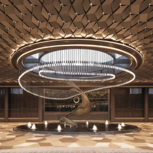 Factory Customized Multi Function Commercial Hotel High Brightness Intelligent Control Adjustable Lighting Scheme