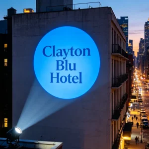 Factory Customized Outdoor Advertising Light High Brightness LED Logo Projector for Shop Entrance