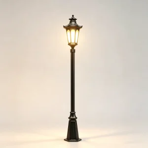 Factory Customized Retro Garden Lamp Post Made of Iron Street Lamp Post for Garden Outdoor Villa Decoration Landscape Lighting