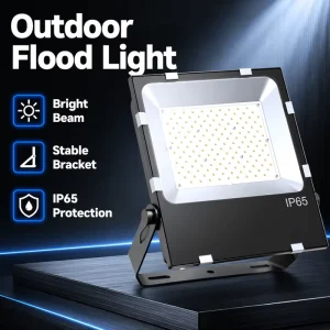 Factory Direct 150W LED Flood Light Stable Support Bracket High Lumen Waterproof Floodlight for Yard Warehouse Road Lighting