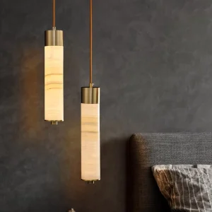 Factory Direct 2 Year Warranty Single Head Chandelier Eye Caring Anti Glare LED Long Pendant Light for Living Room