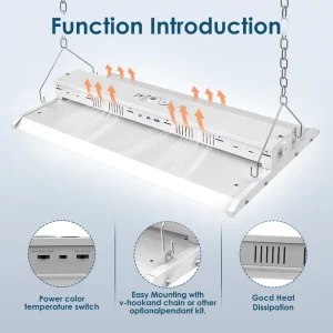 Factory Direct Commercial 80 400W Hi Bay Light Linear Led High Bay Lights For Warehouse And Industrial Place