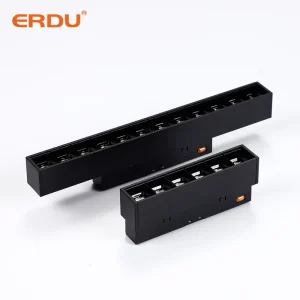 Factory Direct Commercial Magnetic Lighting ETL Adjustable Magnet Focus Grille Track Light 6w 10w 12w 18w 20w