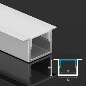 Factory Direct Extrusion Led Aluminum Profiles Recessed Mounted Sliver Black Led Profile Light