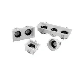Factory Direct From Source Supply Modern Minimalist Recessed LED Ceiling Spotlights Concave Reflectors Aluminum