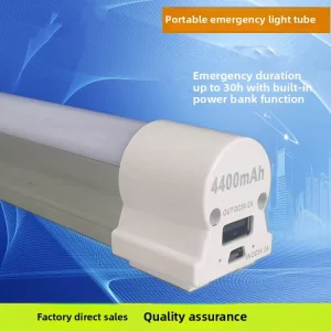 Factory Direct LED Multi Function Rechargeable Emergency Light IP55 Rating White Red Blue Lights Portable Camping Outdoor