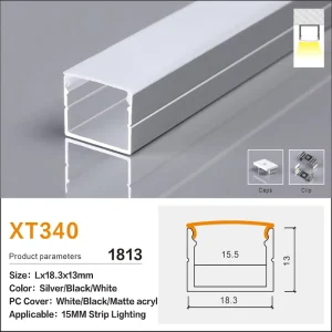 Factory Direct Landscape Edge LED Channel Corrosion Resistant Premium Aluminum Profile for Exterior Accent Lighting