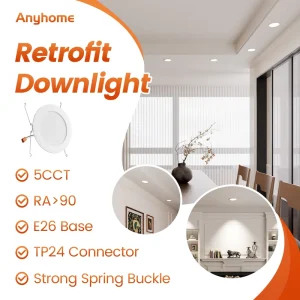 Factory Direct OEM ODM Aluminum 12W 6 Inch LED Recessed Ceiling Light for Projects