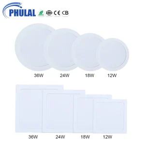 Factory Direct Price square Round Ceiling 12W 18W 24W 36W Surface MountedLed Light Commercial Led Panel Light