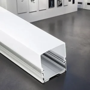 Factory Direct Sale LED Aluminum Profile Lamp Surface Mounted Square LED Channel Ceiling Light Extruded Trough Profile