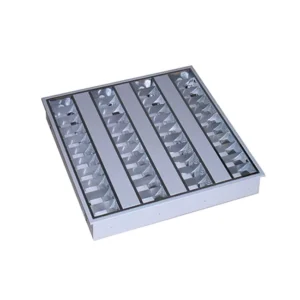 Factory Direct Sales Ceiling Grille Light T5 T8 Recessed Indoor Reflector Grille Lamp Grille Fluorescent Lighting Fitting